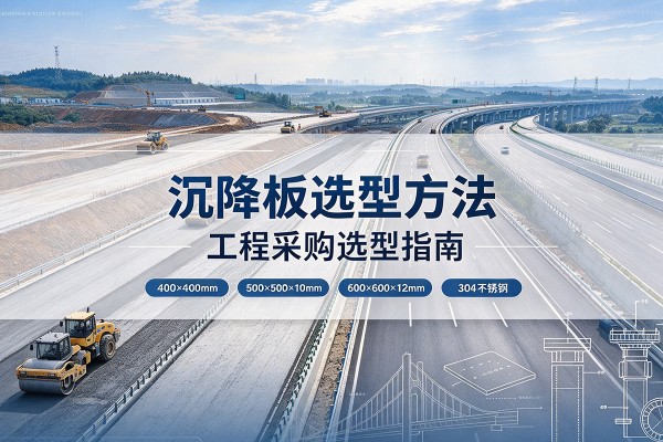 灌阳沉降板选择方法
