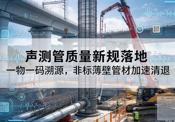 灌阳声测管质量新规落地，一物一码溯源，非标薄壁管材加速清退