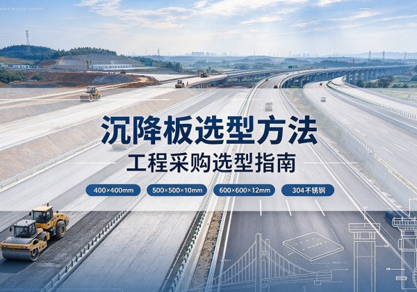 灌阳沉降板选择方法